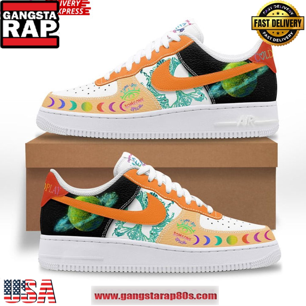 Coldplay Limited Edition Air Force 1 Sneakers Shoes