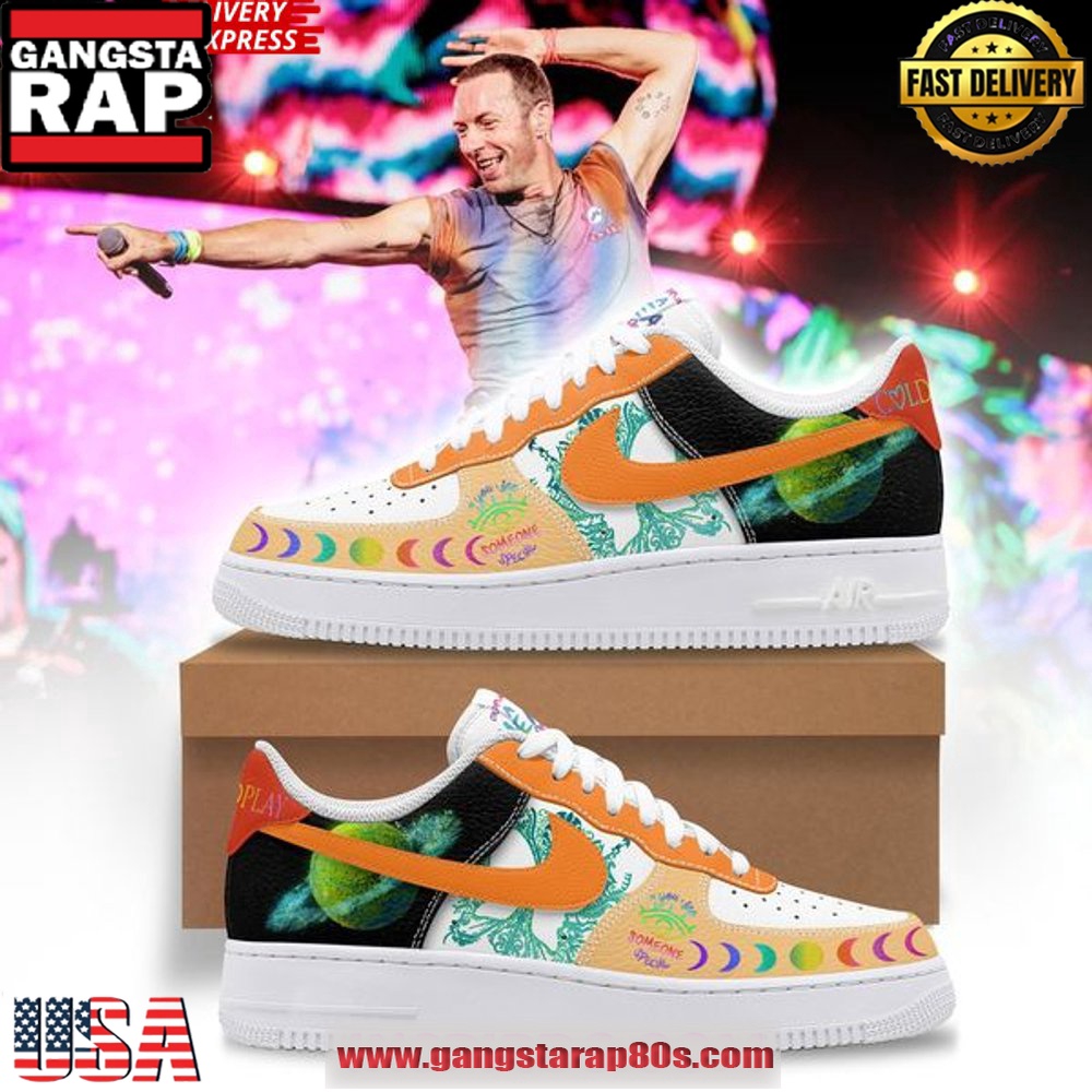 Coldplay Limited Edition Air Force 1 Sneakers Shoes