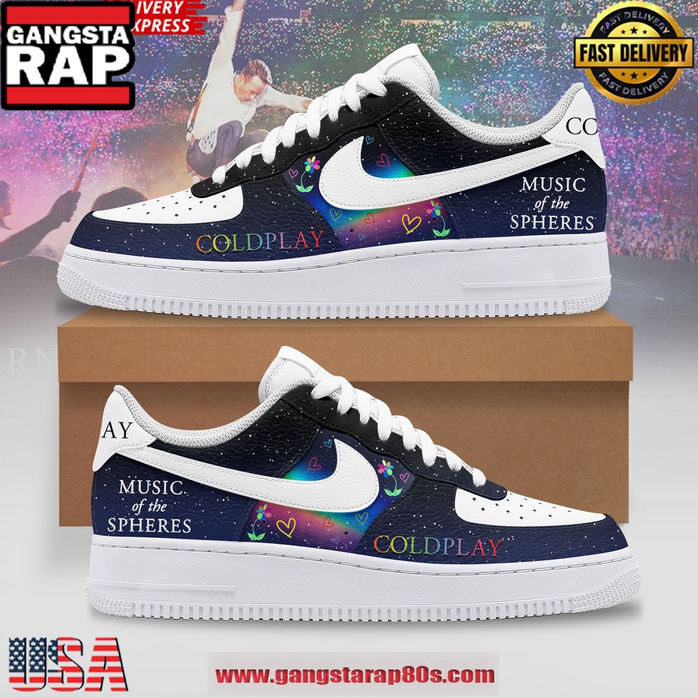 Coldplay Music Of The Spheres Special Edition Air Force 1 Running Sneakers Shoes