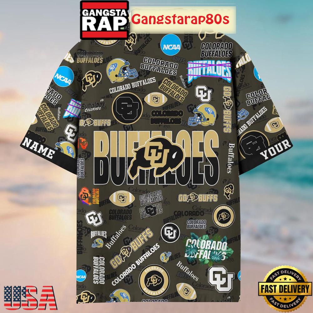 Colorado Buffaloes Solgan Go Buffs True Fan Spirit Custom Name Aloha Hawaiian Shirt Colorado Buffaloes Solgan Go Buffs True Fan Spirit Custom Name Aloha Hawaiian Shirt