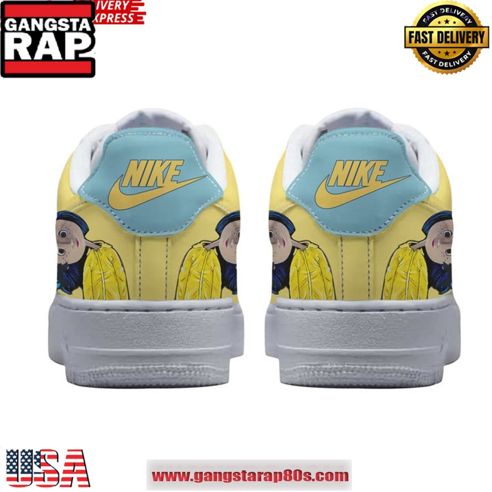 Coraline Twitchy Witchy Girl Air Force 1 Running Sneakers Shoes Coraline Twitchy Witchy Girl Air Force 1 Running Sneakers Shoes