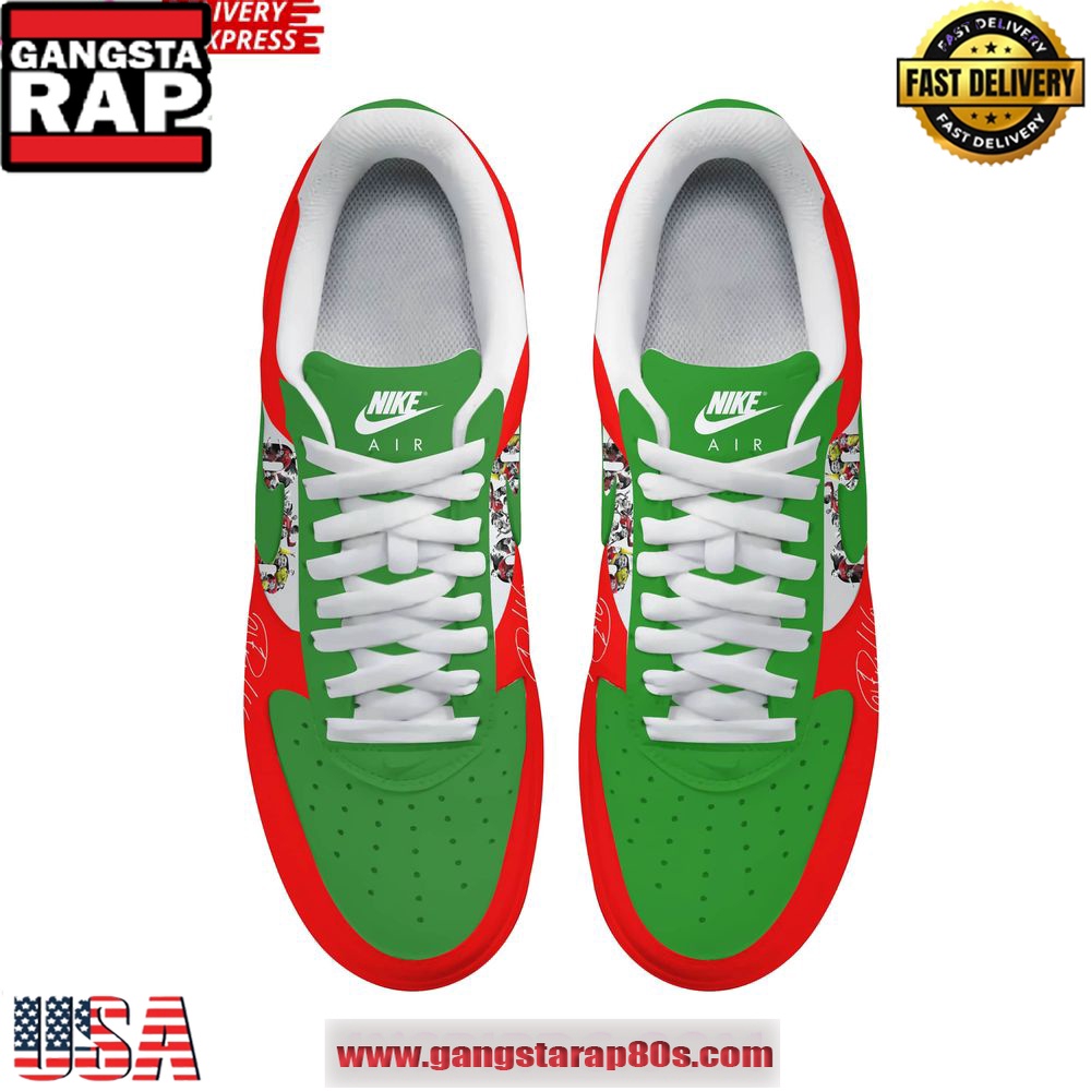 Cristiano Ronaldo Portugal Legacy Limited Edition Air Force 1 Running Sneakers Shoes