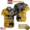 Custom Name Boston Bruins Tropical Tiki Summer Aloha Hawaiian Shirt 3 Custom Name Boston Bruins Tropical Tiki Summer Hawaiian Shirt