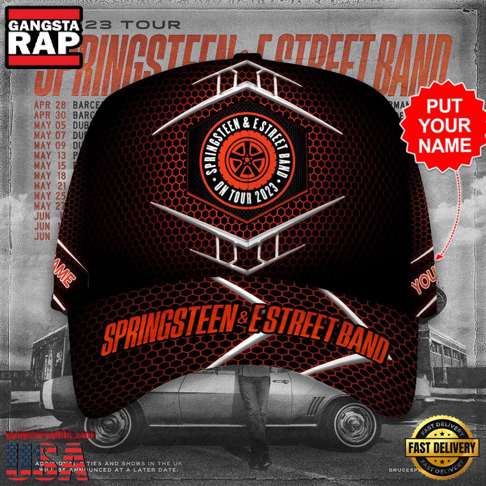 Custom Name Bruce Springsteen Music Classic Baseball Cap For Fans