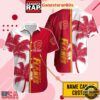 Custom Name Calgary Flames Palm Breeze Summer Hawaiian Shirt