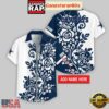 Custom Name Dallas Cowboys Rose Branch Pattern Aloha Hawaiian Shirt 3 Custom Name Dallas Cowboys Rose Branch Pattern Hawaiian Shirt For Fans