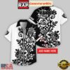 Custom Name Las Vegas Raiders Rose Branch Pattern Hawaiian Shirt For Fans