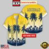 Custom Name Michigan Wolverines Flowers Hawaiian Shirt For Fans