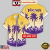 Custom Name Minnesota Vikings Flowers Hawaiian Shirt For Fans