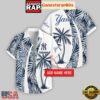 Custom Name New York Yankees Coconut Pattern Hawaiian Shirt For Fans