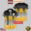 Custom Name Pittsburgh Steelers Flowers Aloha Hawaiian Shirt 7 Custom Name Pittsburgh Steelers Flowers Hawaiian Shirt For Fans