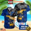 Custom Name St. Louis Blues Tropical Surf Summer Aloha Hawaiian Shirt 2 Custom Name St. Louis Blues Tropical Surf Summer Hawaiian Shirt