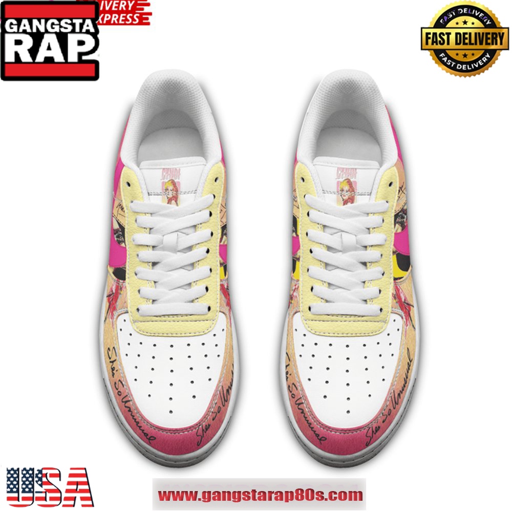 Cyndi Lauper Just Wanna Have Fun Limited Air Force 1 Running Sneakers Cyndi Lauper Just Wanna Have Fun Limited Air Force 1 Running Sneakers