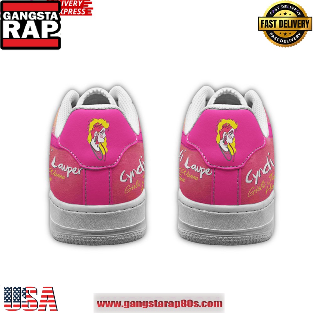 Cyndi Lauper Just Wanna Have Fun Limited Air Force 1 Running Sneakers Cyndi Lauper Just Wanna Have Fun Limited Air Force 1 Running Sneakers
