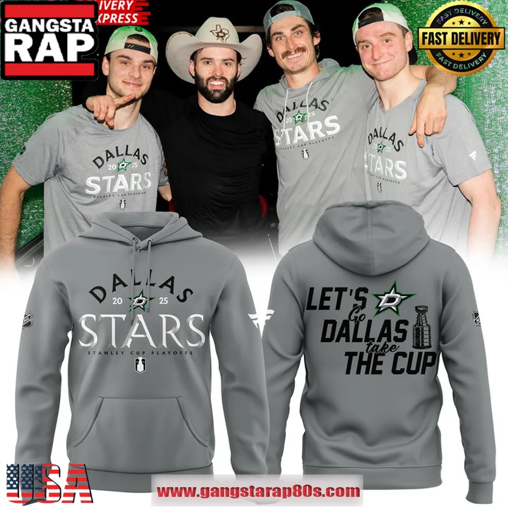 Dallas Stars 2025 Stanley Cup Playoffs Grey Unisex Hoodie Dallas Stars 2025 Stanley Cup Playoffs Grey Unisex Hoodie