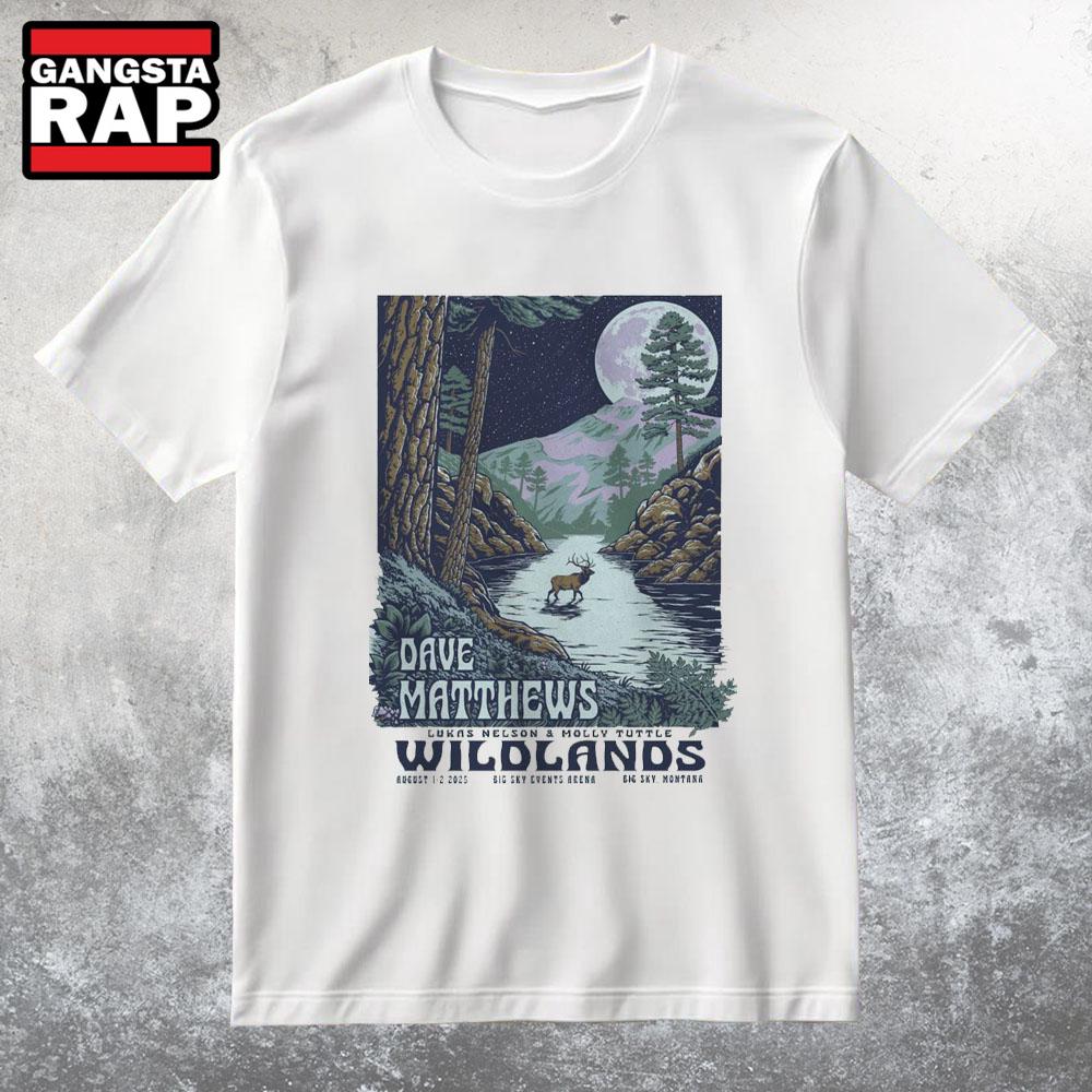 Dave Matthews Band Aug 1-2 2025 Big Sky Montana T Shirt