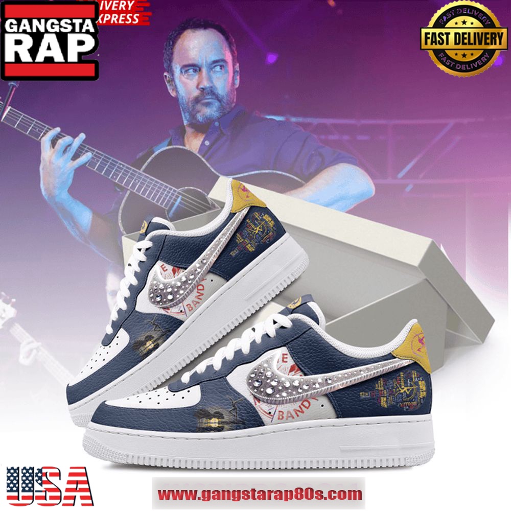 Dave Matthews Band Limited Edition Air Force 1 Running Sneakers Shoes
