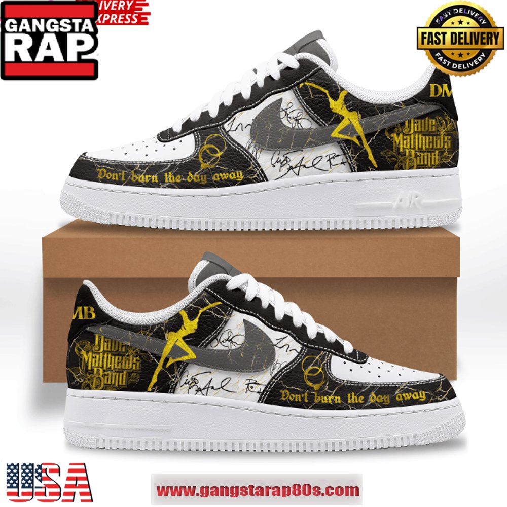 Dave Matthews Don’t Burn The Day Away Limited Air Force 1 Sneakers Shoes