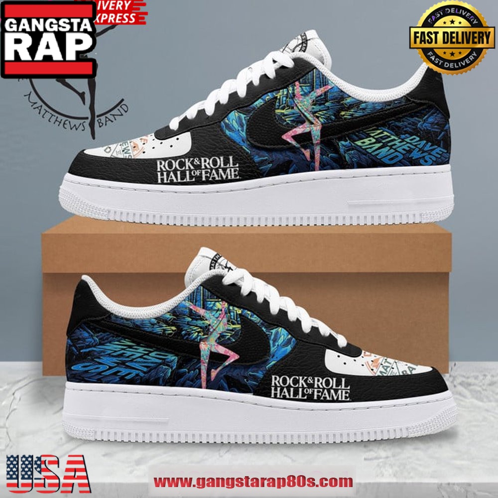 Dave Matthews Rock & Roll Hall of Fame Air Force 1 Sneakers Shoes