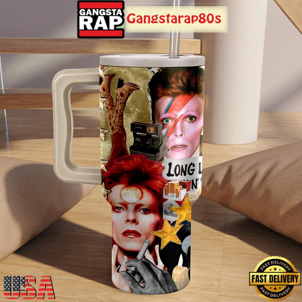David Bowie Rebels Tumbler Cup 40oz