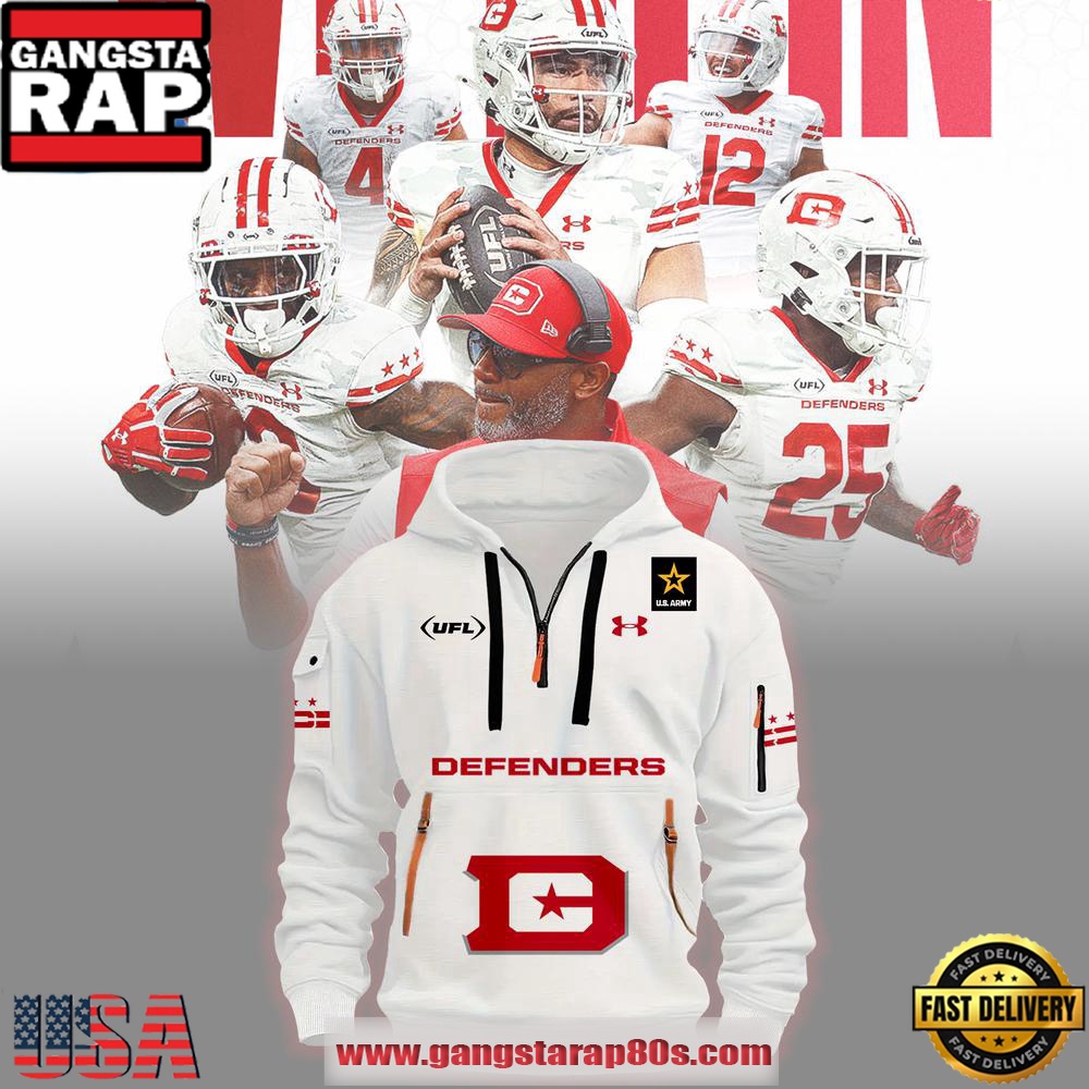 DC Defenders Special Edition Quarter Unisex Zip Hoodie DC Defenders Special Edition Quarter Unisex Zip Hoodie