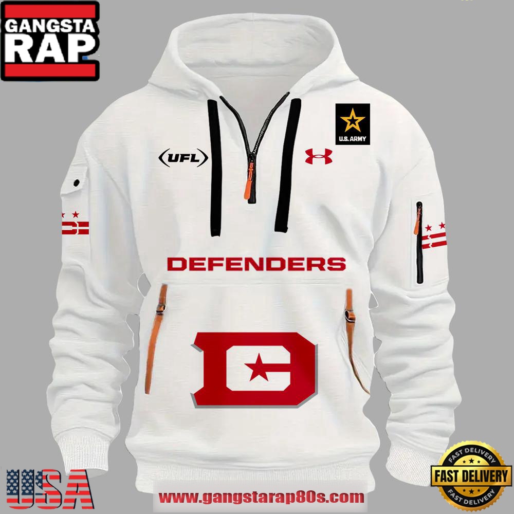DC Defenders Special Edition Quarter Unisex Zip Hoodie DC Defenders Special Edition Quarter Unisex Zip Hoodie
