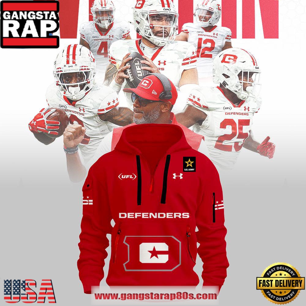 DC Defenders Special Edition Quarter Unisex Zip Hoodie DC Defenders Special Edition Quarter Unisex Zip Hoodie