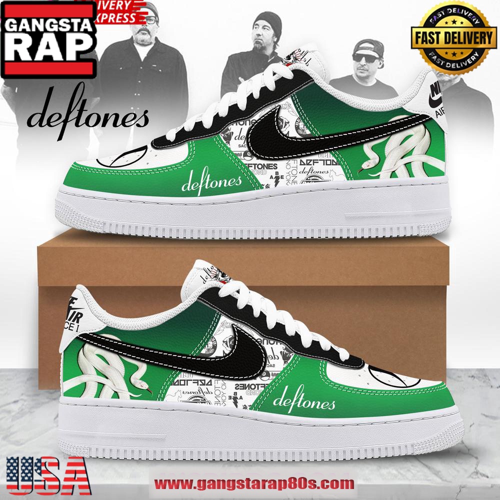 Deftones Limited Edition Nike Air Force 1 Shoes Running Sneakers Deftones Limited Edition Nike Air Force 1 Shoes Running Sneakers