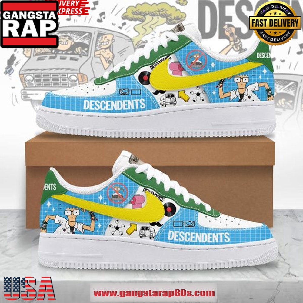 Descendents Science Lab Limited Edition Air Force 1 Running Sneakers Shoes