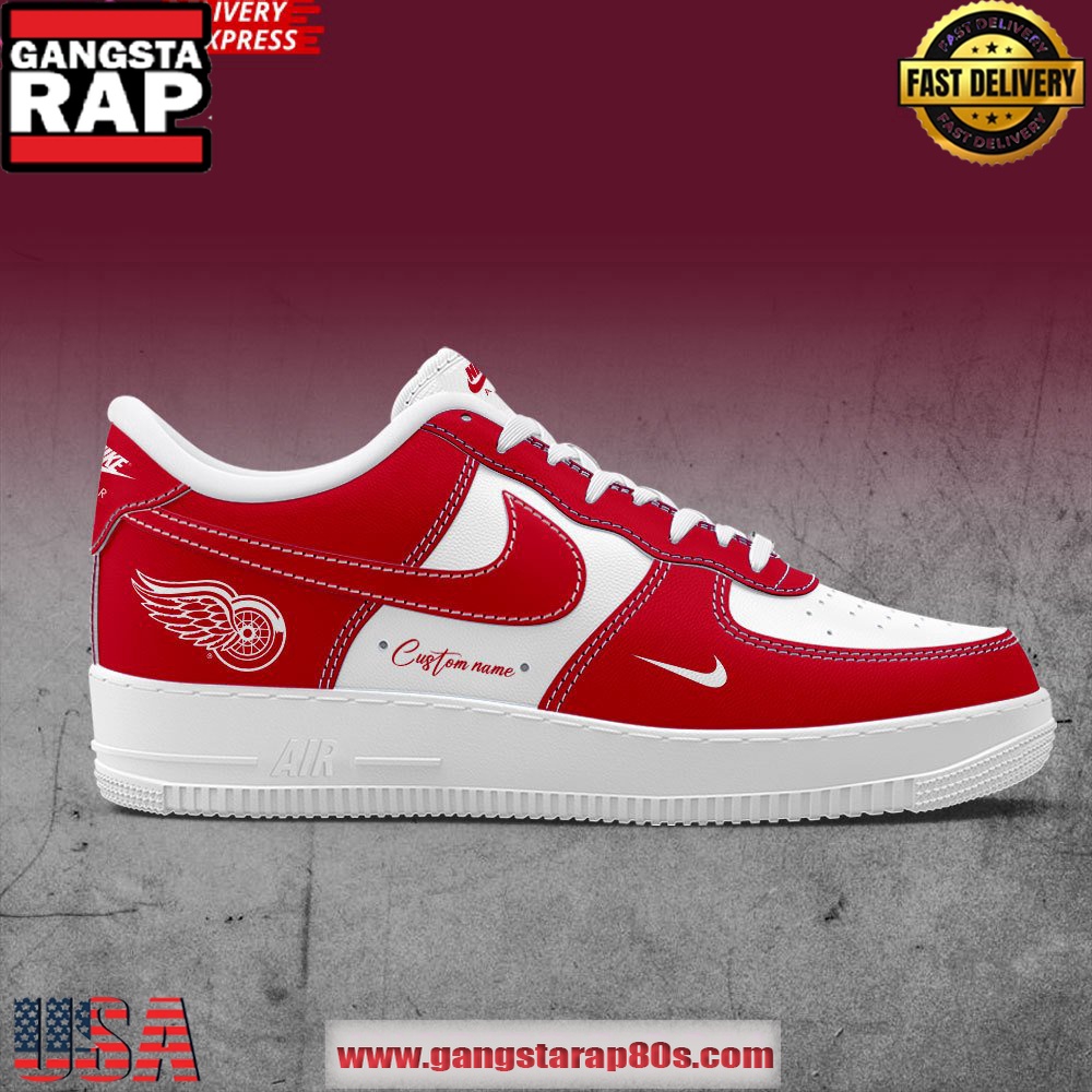 Detroit Red Wings Custom Air Force 1 Running Sneakers Shoes Detroit Red Wings Custom Air Force 1 Running Sneakers Shoes
