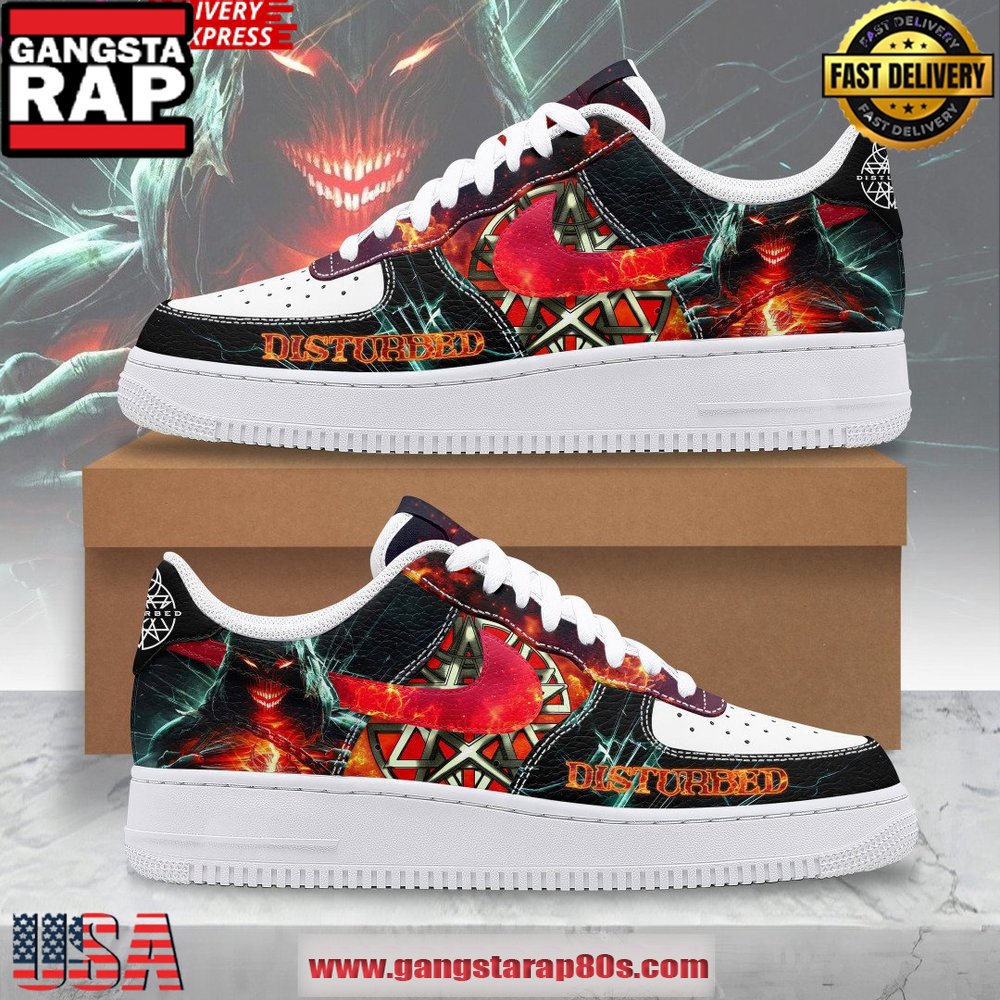 Disturbed Band Special Edition Air Force 1 Running Sneakers Shoes