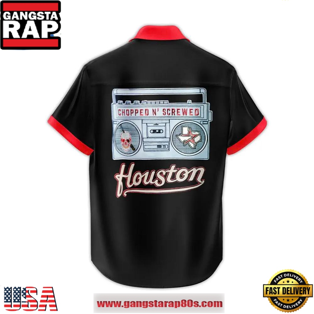 DJ Screw x Houston Astros Limited Edition Hawaiian Shirt DJ Screw x Houston Astros Limited Edition Hawaiian Shirt