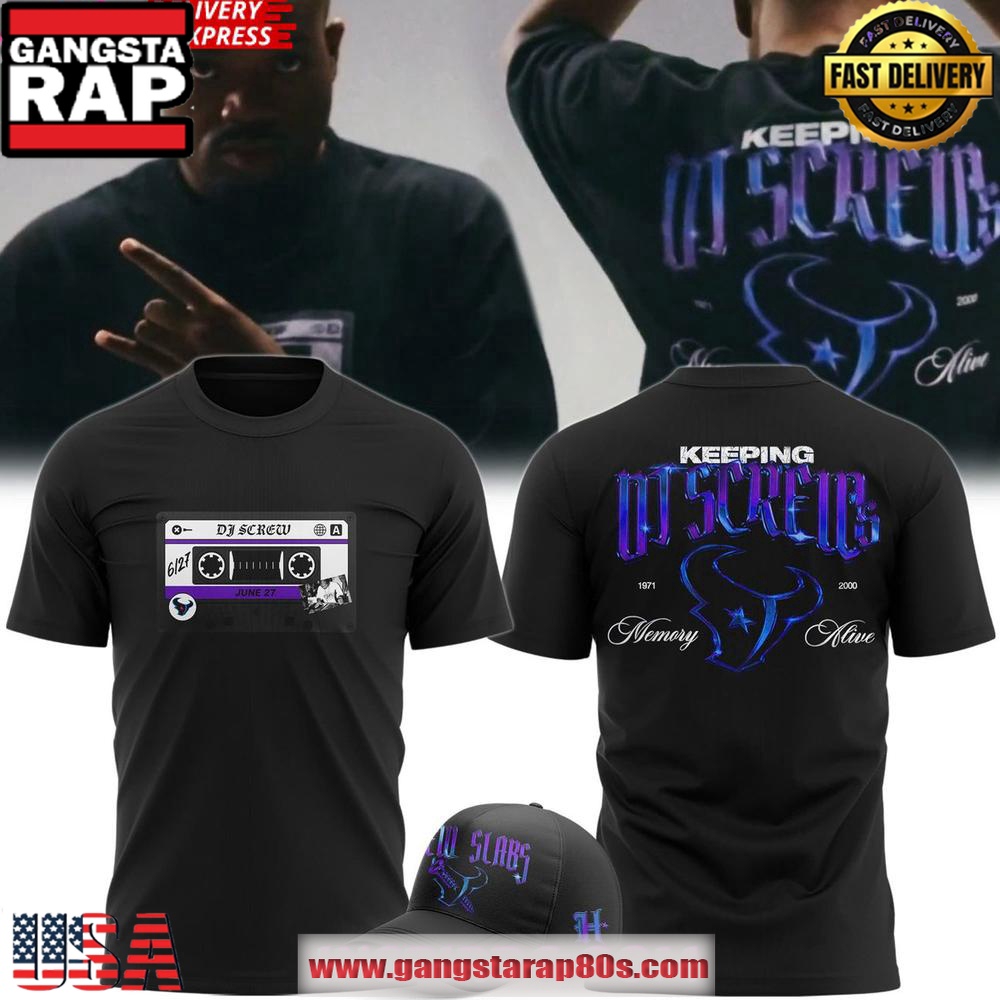 DJ Screw x Houston Texans “Keeping the Memory Alive” Unisex T-Shirt