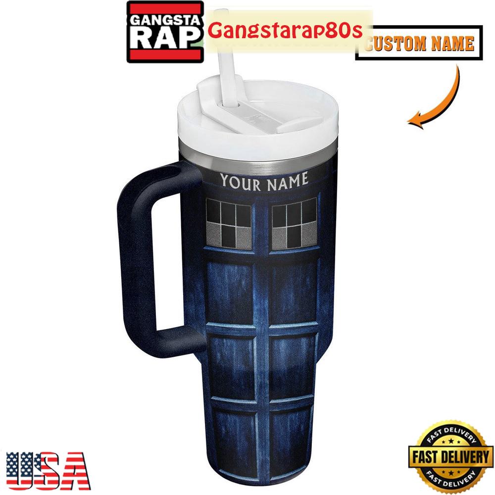 Doctor Who Fan Personalized Tumbler Cup 40oz Doctor Who Fan Personalized Tumbler Cup 40oz