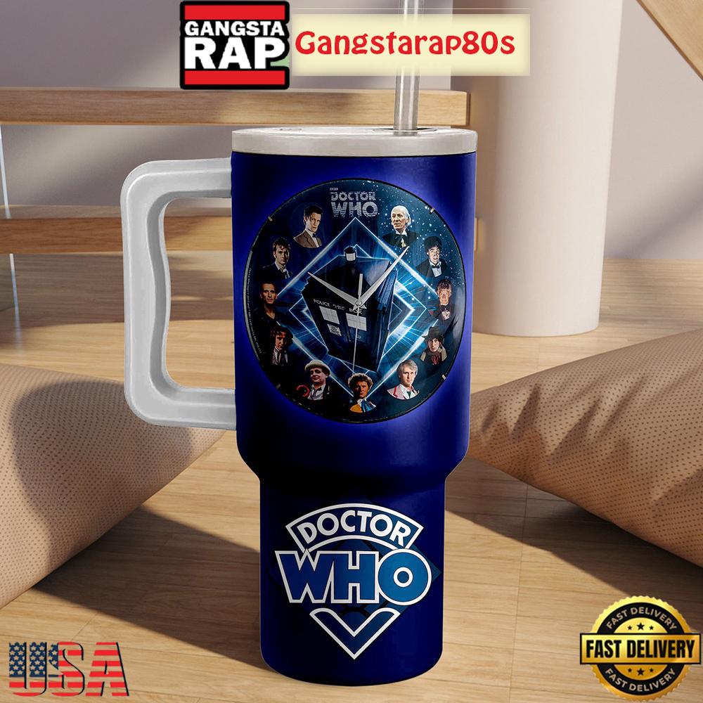 Doctor Who Tardis Coffee Tumbler Cup 40oz