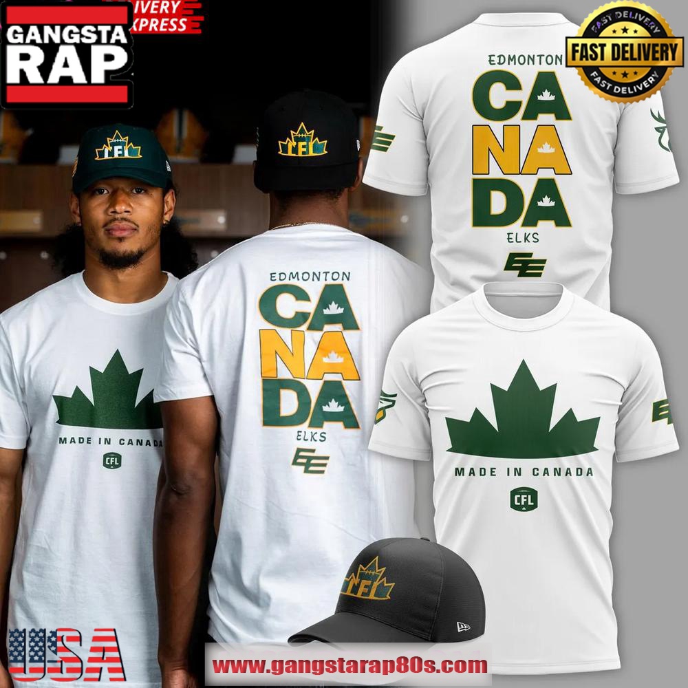 Edmonton Elks Bulletin Men’s Canada 2025 T-Shirt