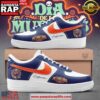 Edmonton Oilers Dia de los Muertos Air Force 1 Running Sneakers 4 Edmonton Oilers Dia de los Muertos Air Force 1 Running Sneakers