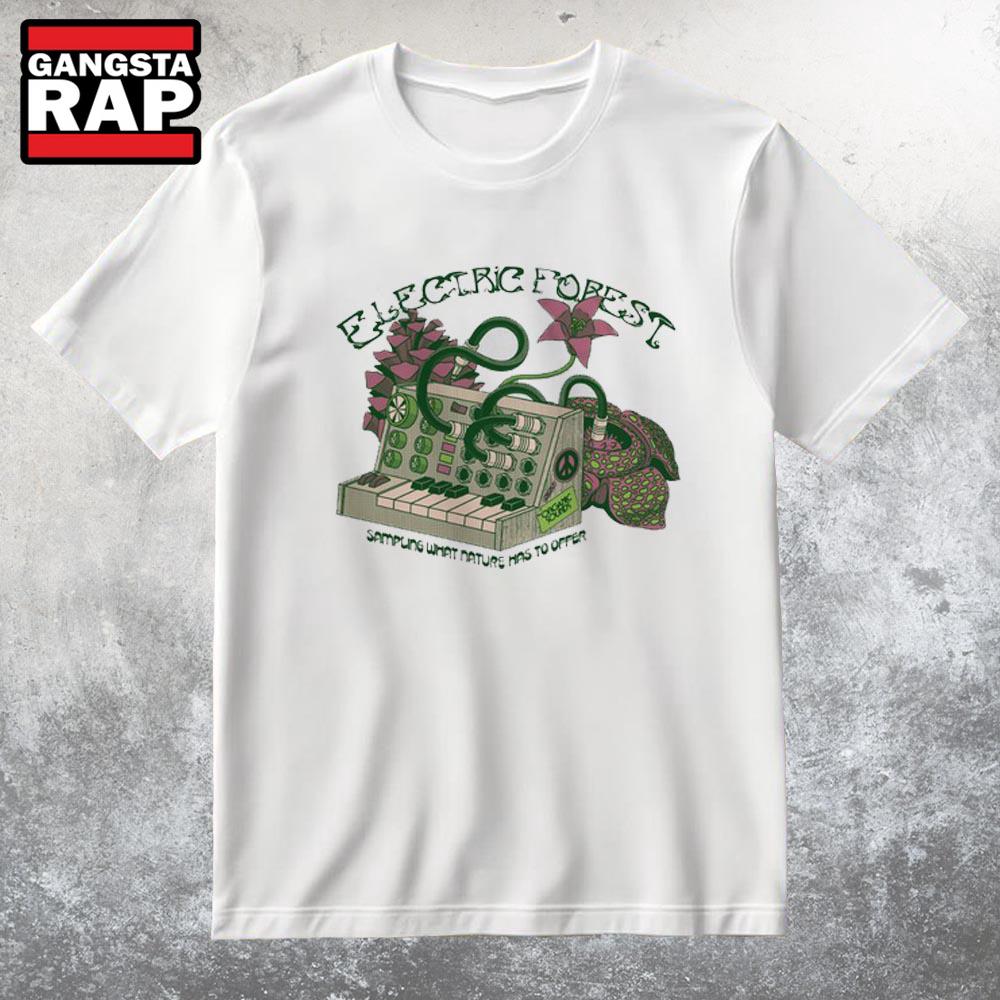 Electric Forest 2025 Sampling Organic Sound T Shirt Electric Forest 2025 Sampling Organic Sound T Shirt