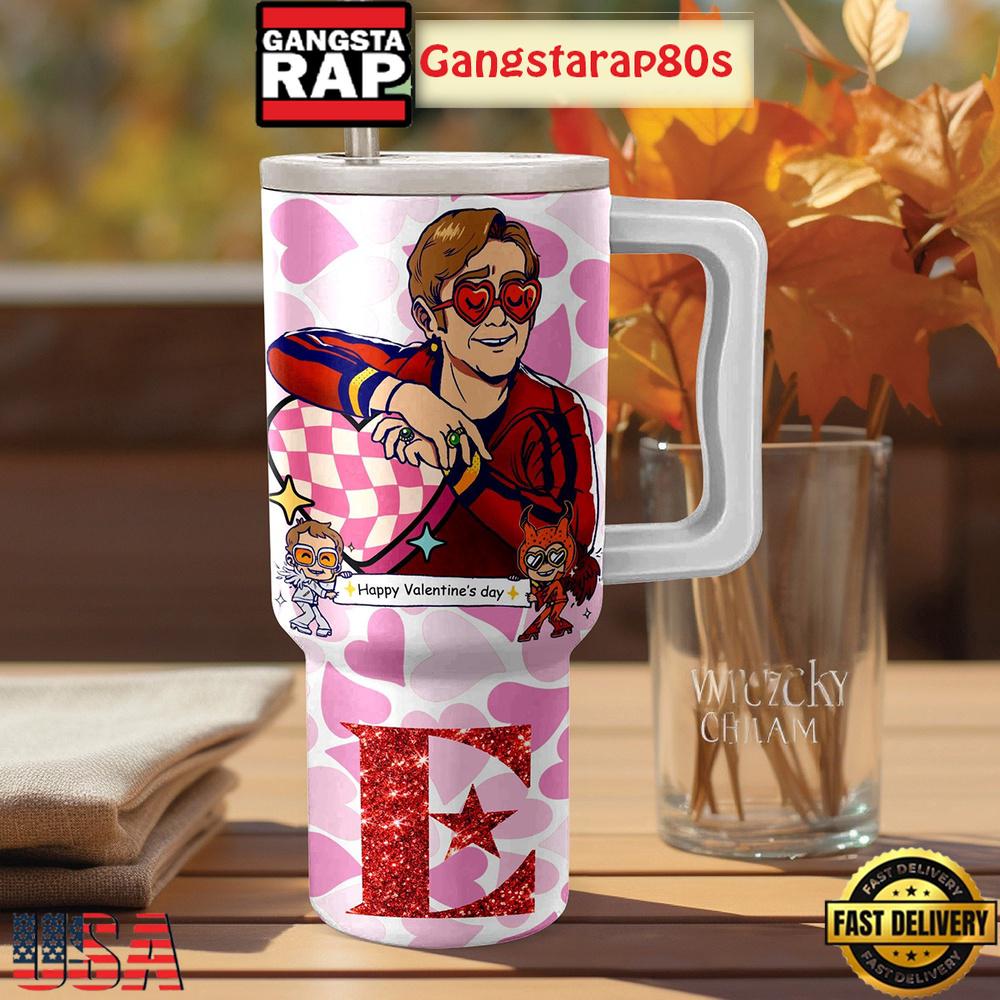 Elton John Wonderful World Tumbler Cup 40oz