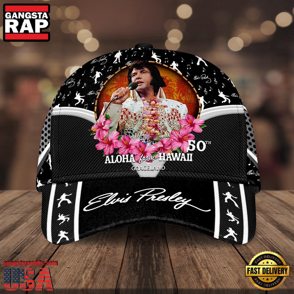 Elvis Presley Aloha From Hawaii Classic Baseball Cap For Fans