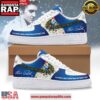 Elvis Presley Blue Christmas Holiday Air Force 1 Running Sneakers Shoes 3 Elvis Presley Blue Christmas Holiday Air Force 1 Running Sneakers Shoes