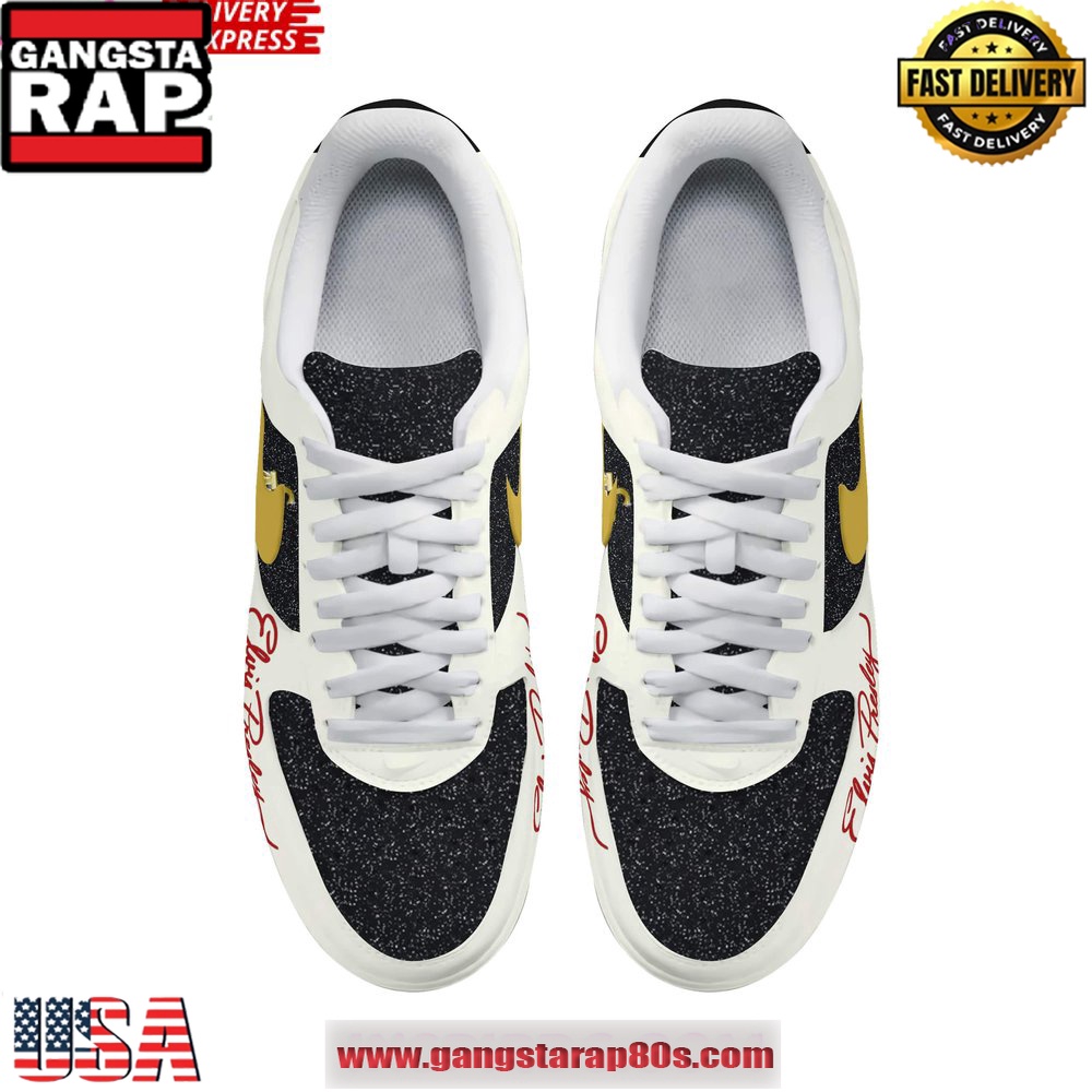Elvis Presley King of Rock and Roll Nike Air Force 1 Running Sneakers Shoes