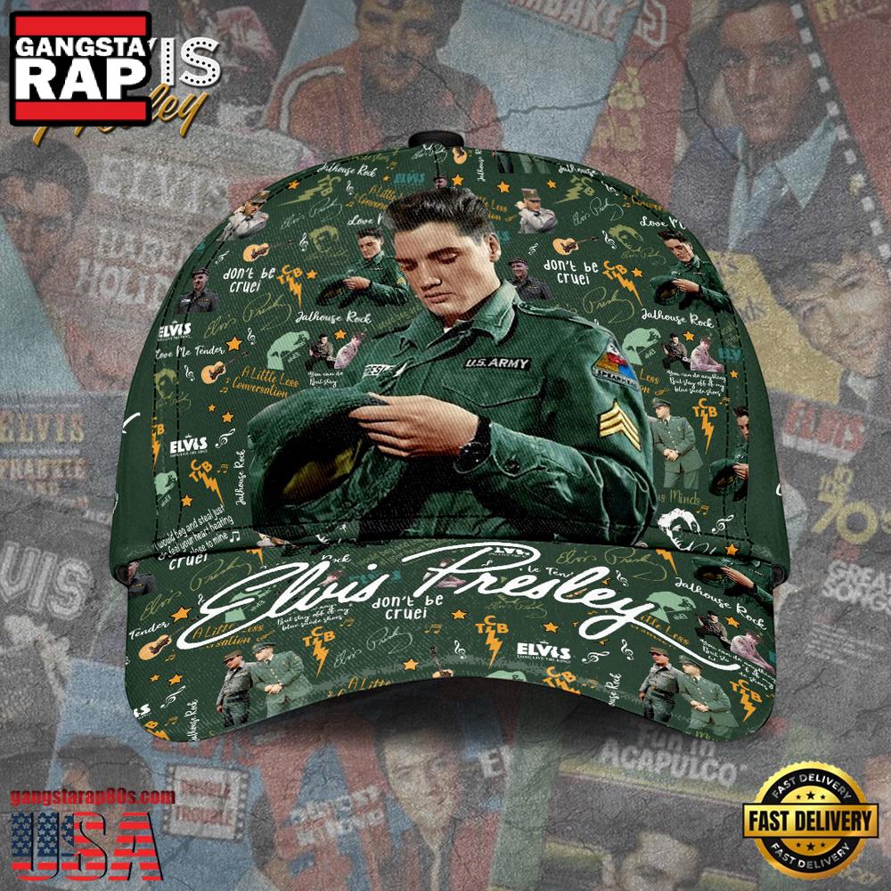 Elvis Presley Legend Pattern Classic Baseball Cap For Fans