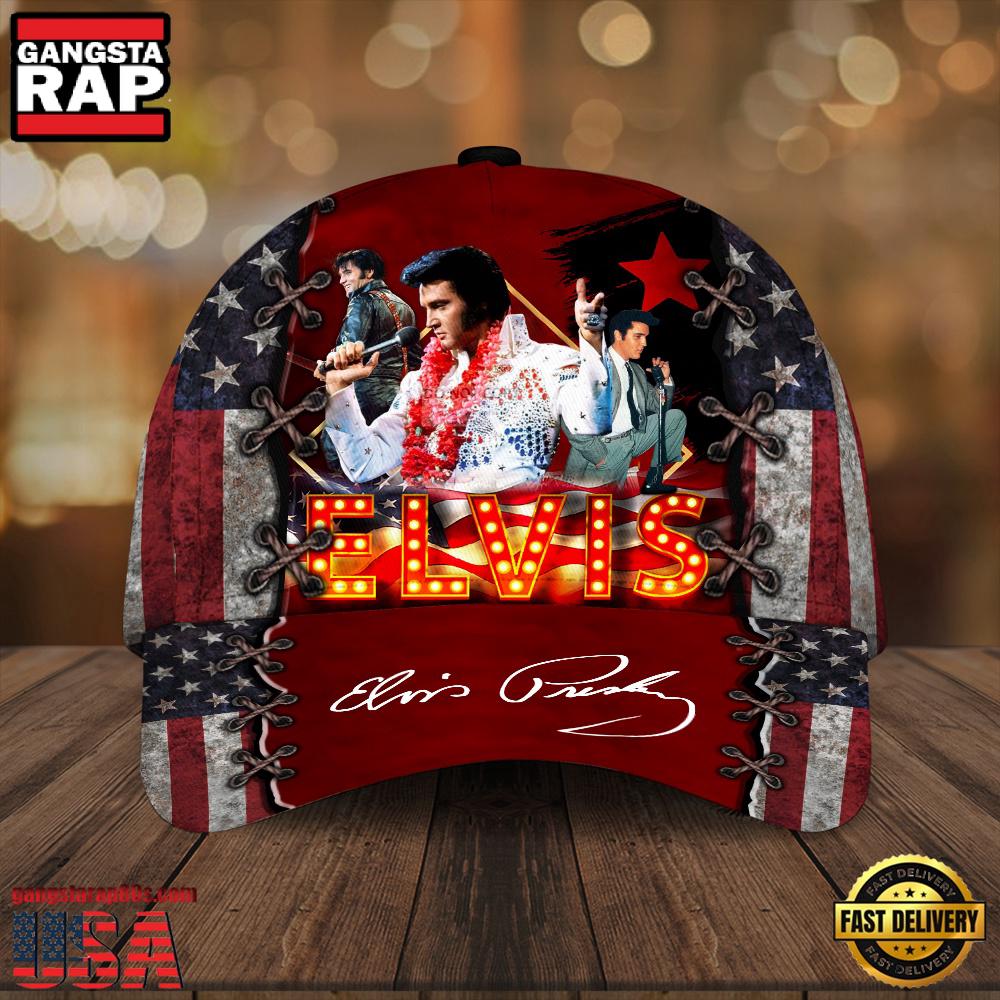 Elvis Presley Music Legend Pattern Classic Baseball Cap For Fans