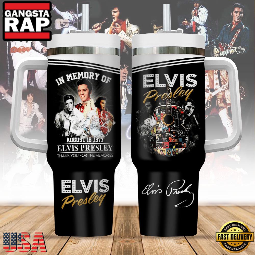 Elvis Presley The Memories Music Custom Tumbler Cup 40oz