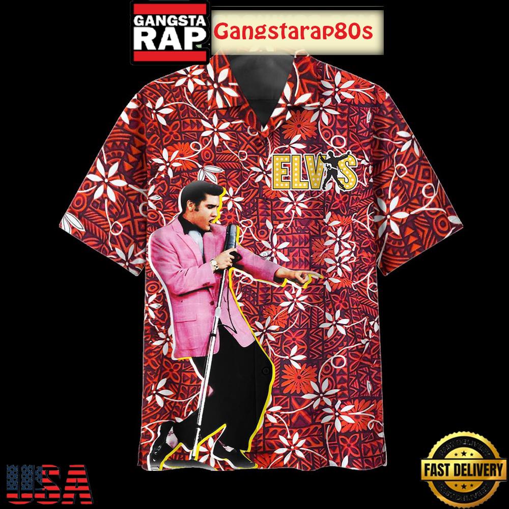 Elvis Presley Your Memory Stray To A Brighter Summer Day Aloha Hawaiian Shirt