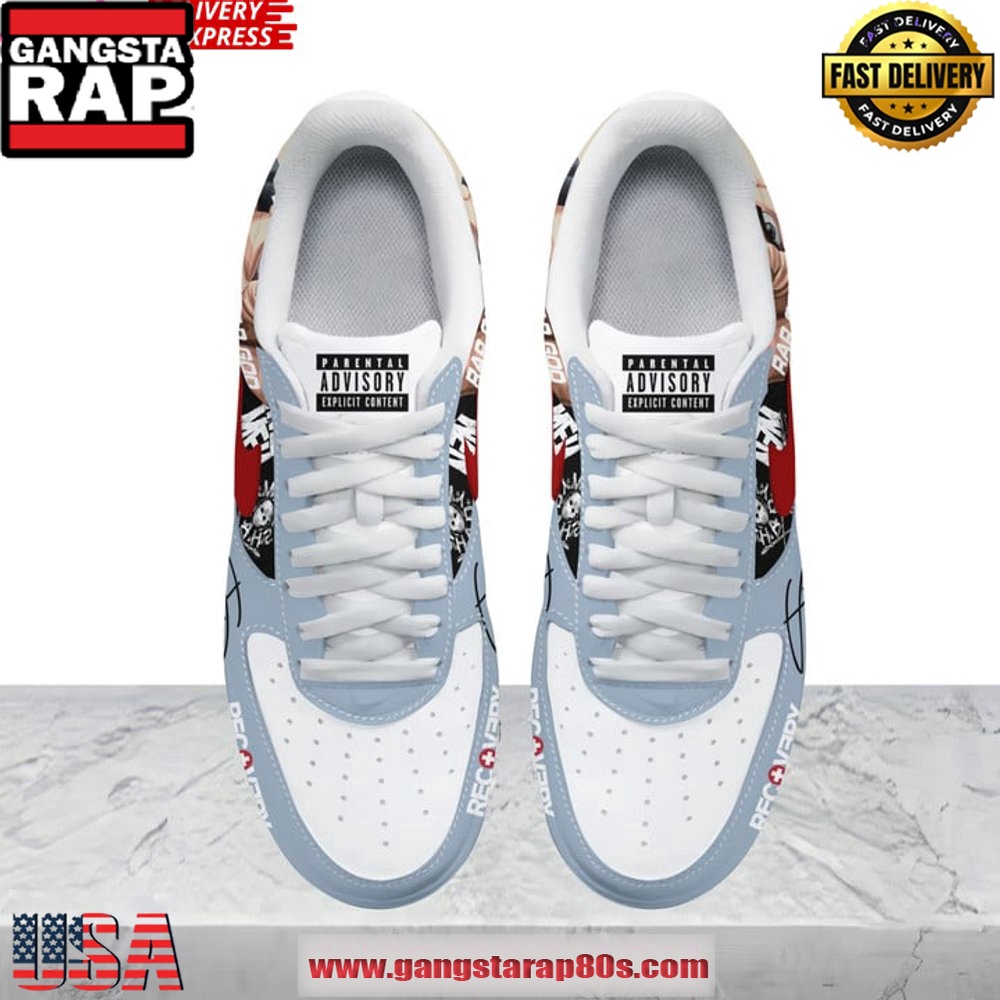 Eminem Rap God Limited Edition Air Force 1 Sneakers Shoes Eminem Rap God Limited Edition Air Force 1 Sneakers Shoes