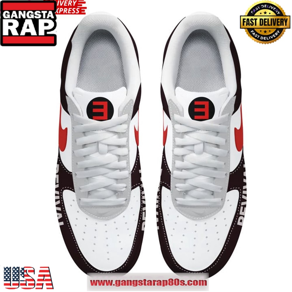 Eminem Revival Limited Edition Air Force 1 Sneakers Shoes Eminem Revival Limited Edition Air Force 1 Sneakers Shoes