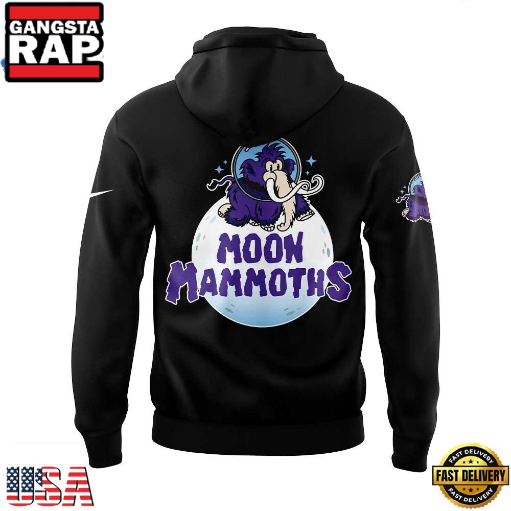 Erie Moon Mammoths Limited Premium Edition Black Hoodie Erie Moon Mammoths Limited Premium Edition Black Hoodie