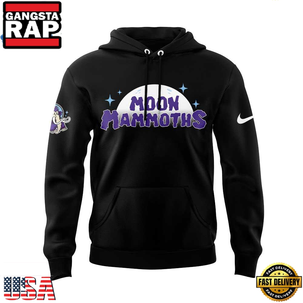 Erie Moon Mammoths Limited Premium Edition Black Hoodie